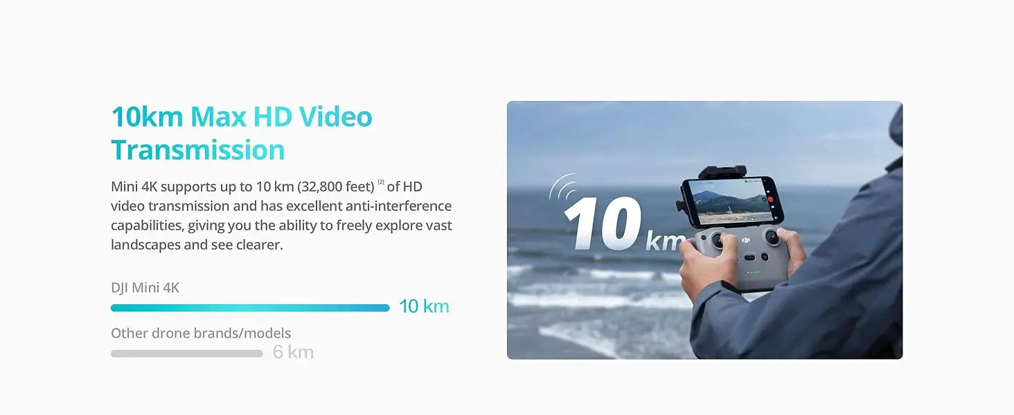 DJI Mini 4K Drone Camera 249g 3-Axis Gimbal Stabilization 10km Video Transmission Auto Return Resistance Long Battery Original C0