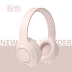 Over Ear HIFI Stereo Headsets Wireless Bluetooth Headphones Sports Gaming Earphones with HD Mic Support TF/AUX noise reduction