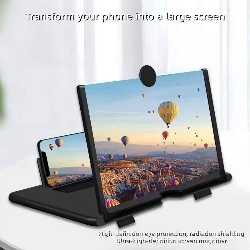 10/12In Mobile Phone Magnifier Ultra-HD Screen Magnifier for Easy TV Viewing Orientation Full-Screen Mobile Phone Magnification