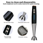 5 in 1 16500rpm Immersion Hand Stick Blender Mixer Vegetable Meat Grinder 600ml Chopper Whisk 600ml Smoothie Cup
