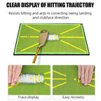 PGM Golf Training Mat for Swing Detection Batting Ball Trace Directional Mat Swing Path Pads Swing Practice Pads DJD038