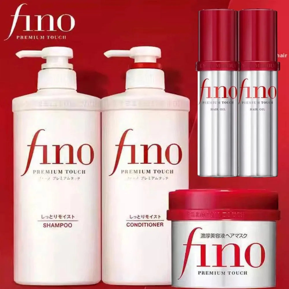 Japanese Fino Shampoo Conditioner Hair Collagen Keratin Hairs Conditioner Nourishing Dry Damaged Hair Care Repairs Hair Mask Main image