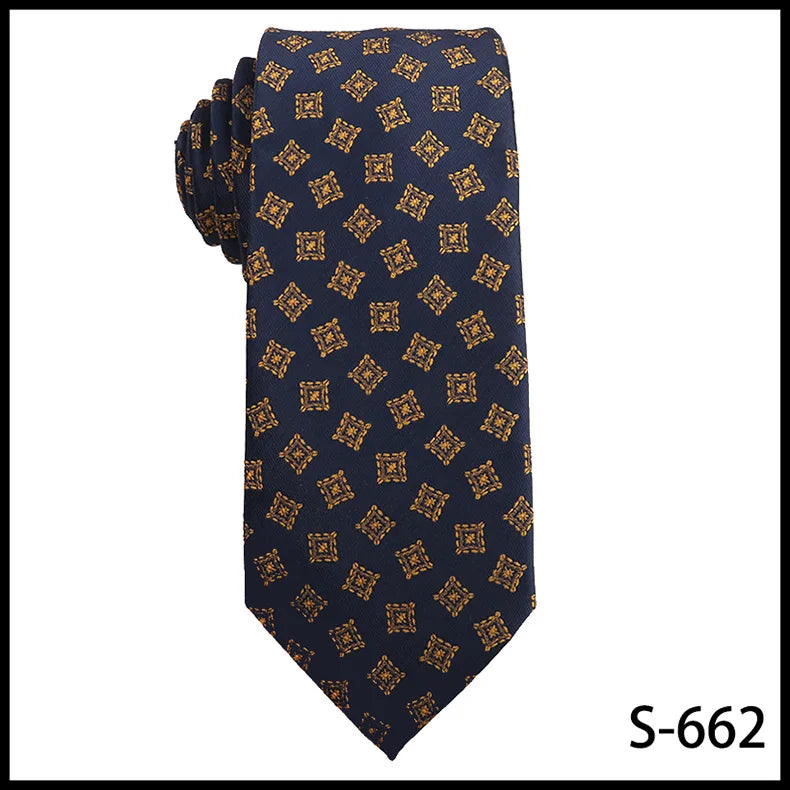 Trendy Handmade Polyester Silk Tie Men's Business Suit Accessory Floral Patterned Bow Tie for Wedding Prom Party Gift