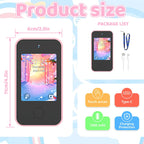 This children's smart early education toy phone features storytelling, music playback, and photo-taking functions.