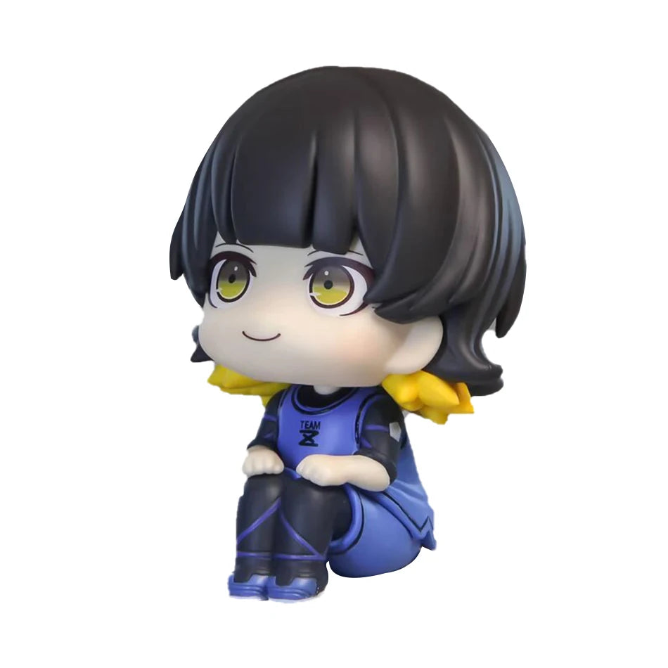BLUE LOCK Action Figures Isagi Yoichi Bachira Meguru Anime Figure Q Version Figurine Collectible Model Children Toys Doll Gifts