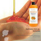 100ml Persimmon Body Wash Exfoliating Shower Gel Moisturizing Skin Cleaning Smooth Soft Body Odor Remover Bath Products