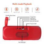 Solar Radio FM Outdoor Portable Wireless Bluetooth Speaker Music Sound Box Subwoofer Bass Aux PC TV Computer TV Hifi Stereo Mp3