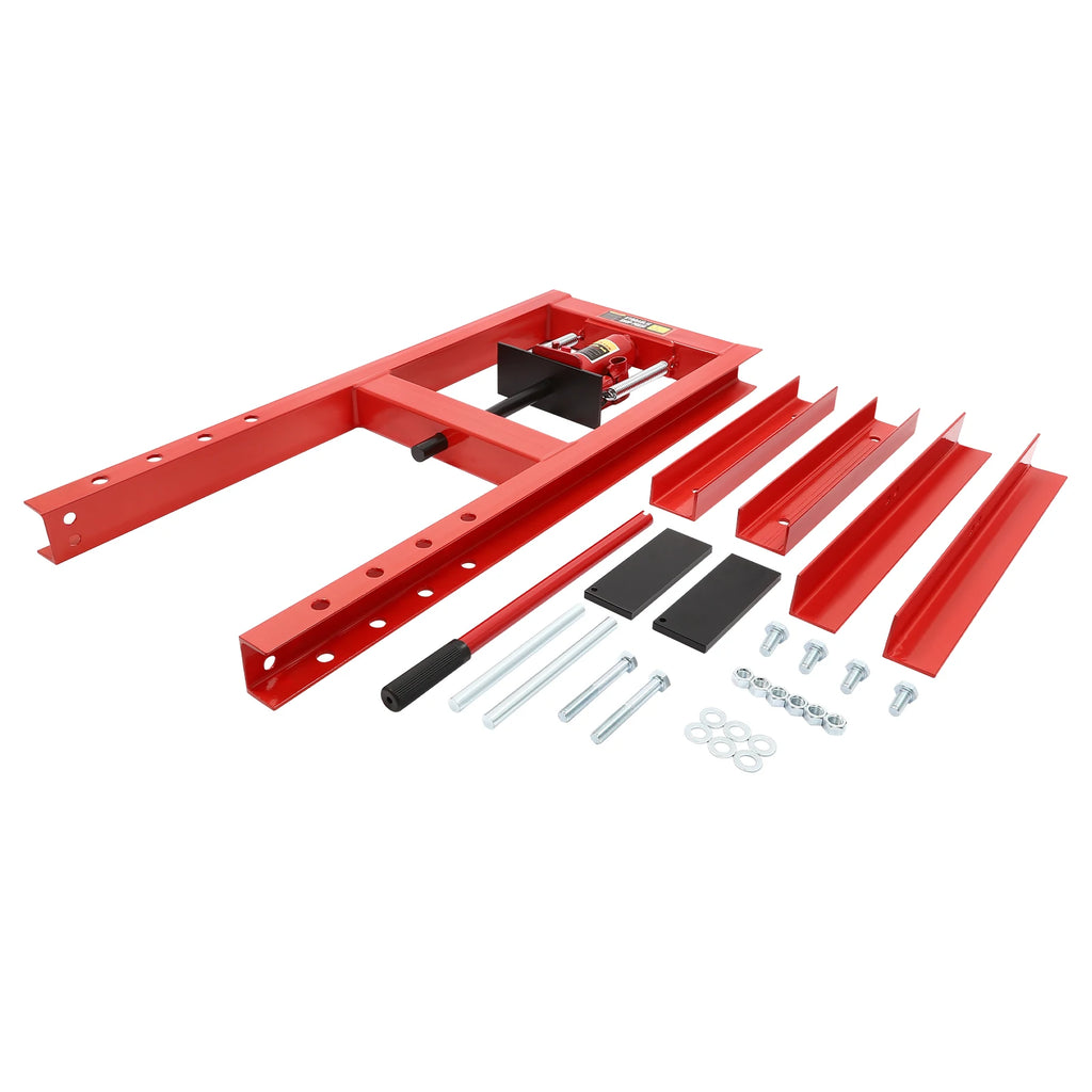 6Ton Hydraulic Shop Press H-Frame Hydraulic Garage Shop Floor Press Shop Press with Press Plates for Garage Shop Workshop