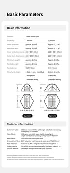 Naturehike Mongar UL 2 Tent 2 Person Backpacking Tent 20D Ultralight Travel Tent Waterproof Hiking Survival Outdoor Camping Tent