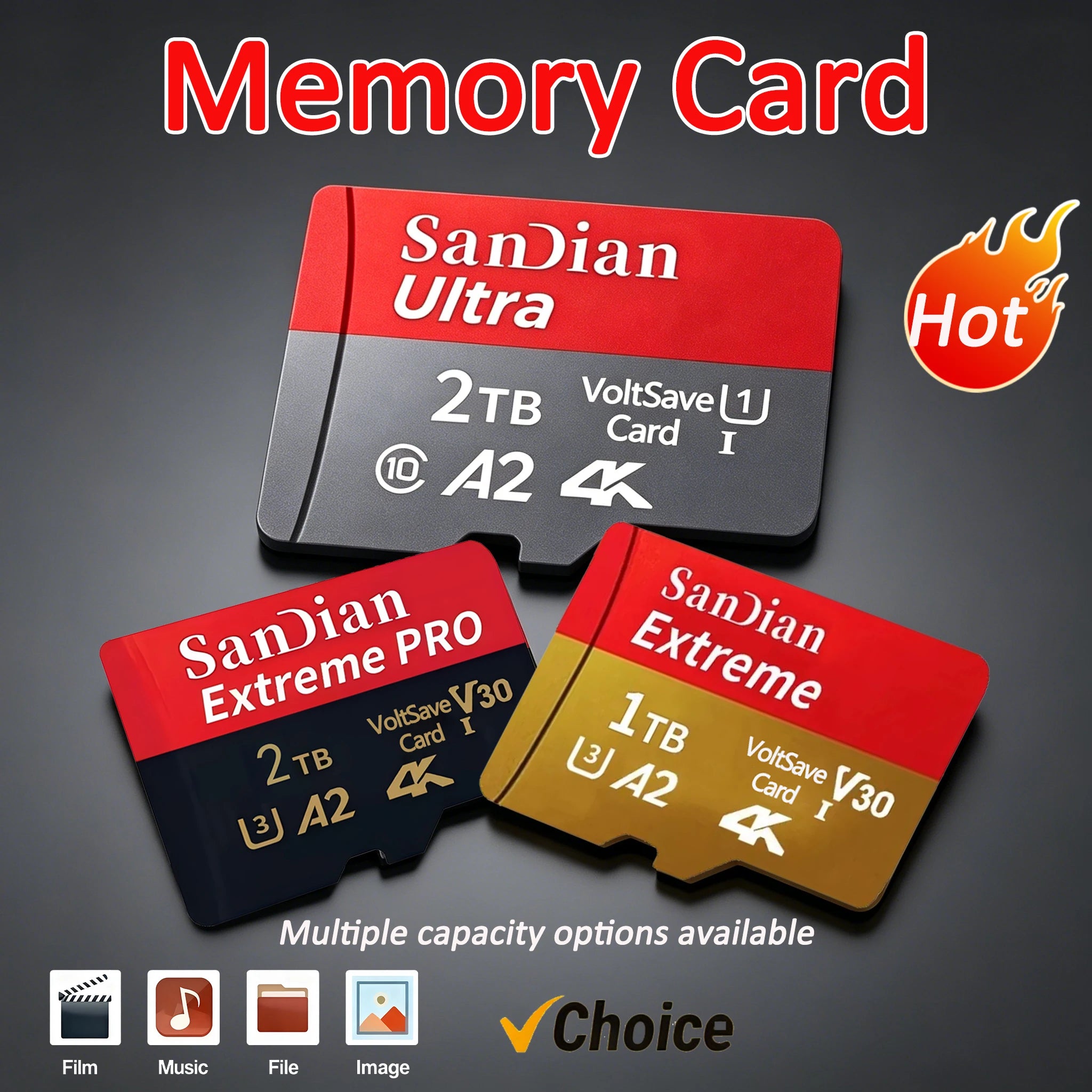 High Speed Memory Card 128GB Class 10 Micro TF Card For Tablet Smartphone Main image