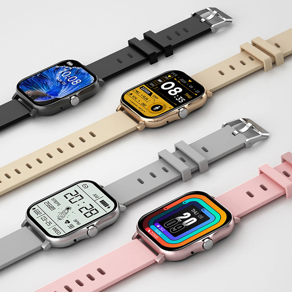 NEW 2025 Fashion SmartWatch Android Phone 2.01" Color Screen Full Touch Custom Dial Watch Women Bluetooth Call Smart Watch Men