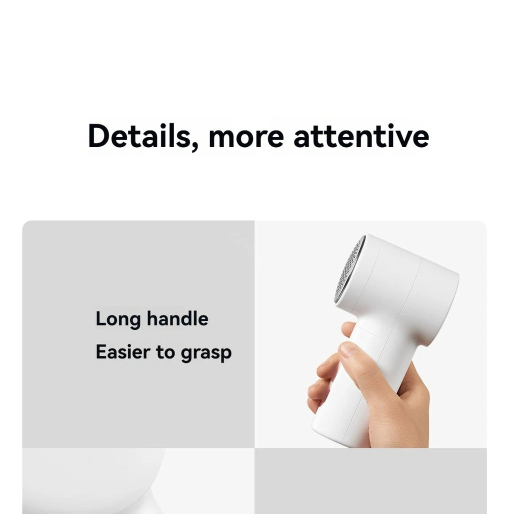 Xiaomi Mijia Lint Remover 2 Portable Electric Clothes Fuzz Pellet Trimmer Rechargeable Clothes Sweater Shaver 180-Minute Working
