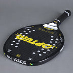 OPTUM BATTLE 12K Carbon Fiber Rough Surface Beach Tennis Racket With Cover Bag