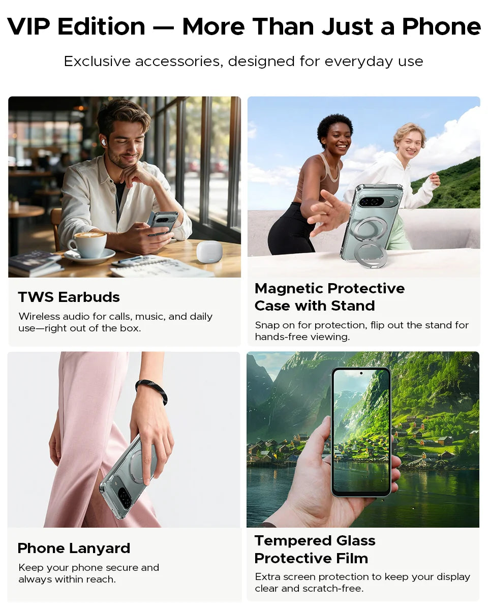 World Premiere DOOGEE B10 Smartphone 7600mAh Battery 6GB 256GB 6.6'' Display 64MP AI Camera Gemini AI Android 16 Mobile Phone