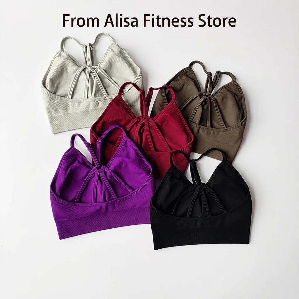 Women's Seamless Yoga Suit High Waist Sports Bra Leggings Gym Set Fitness Suit Workout Leggings Set Pilates Sportswear Outfit Secondary image