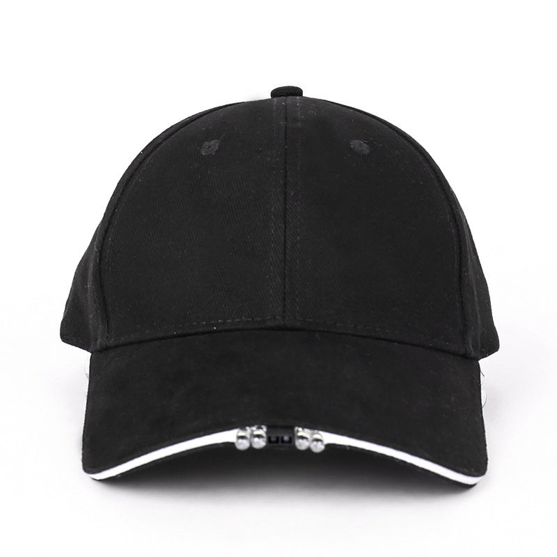 Unisex Led Baseball Cap With Led Light Adjustable Baseball Hat Headlight Flashlight For Hunting Fishing Camping Hiking Joggings