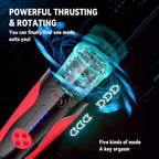 Telescopic Rotation Male Masturbator Cup Vagina 7 Thrusting Masturbation Cup Sex Toys for Men Automatic Piston Mastubator