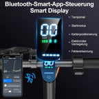 TODIMART T6 ABE e-scooter with road approval, 30 km, 350W, inch tires, Dual shock absorbers, e-scooter for adults