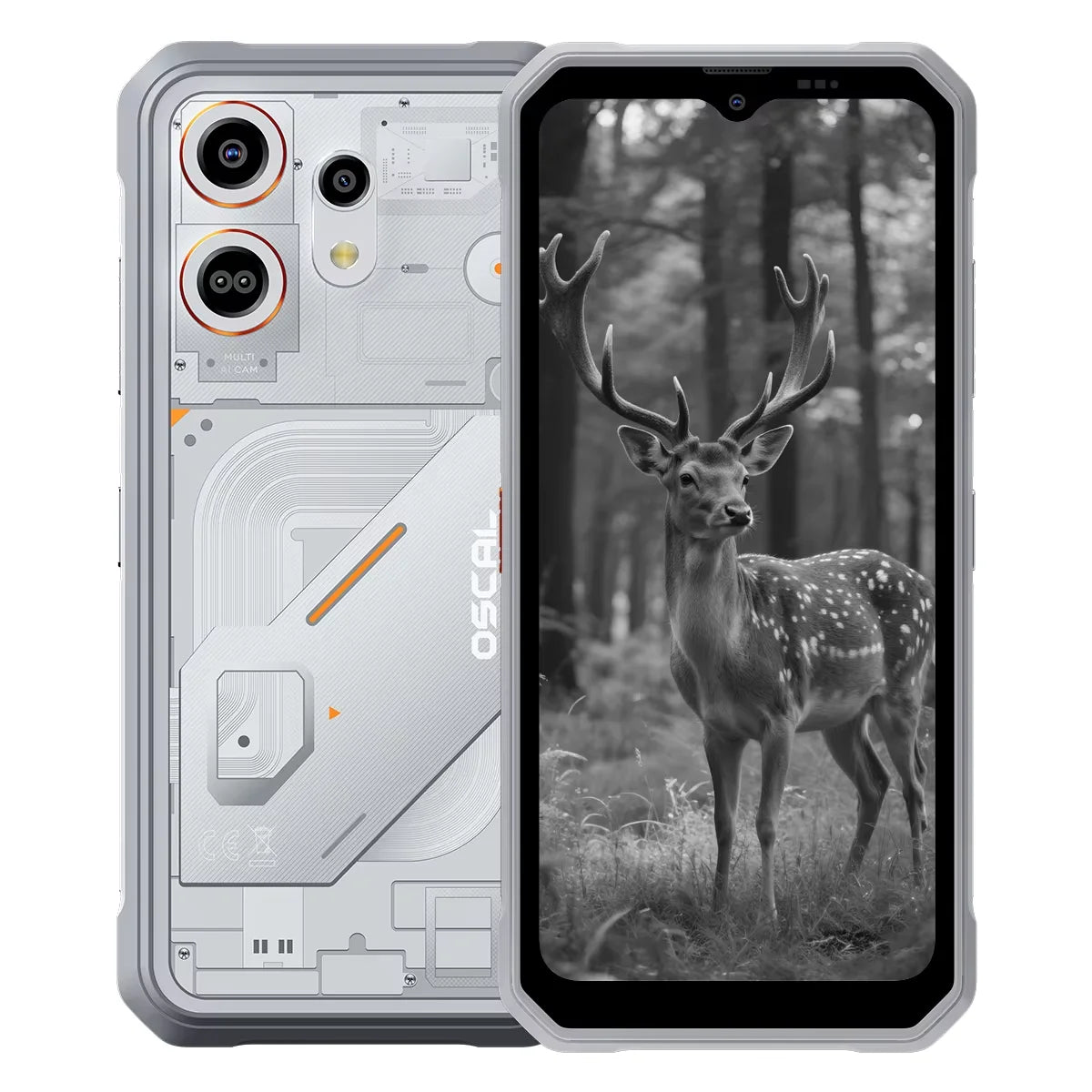Blackview OSCAL MARINE 3 Rugged Smartphone 6.56" HD 90Hz Display Helio G81 13MP+16MP Camera 5000mAh Battery Android 16 Mobile