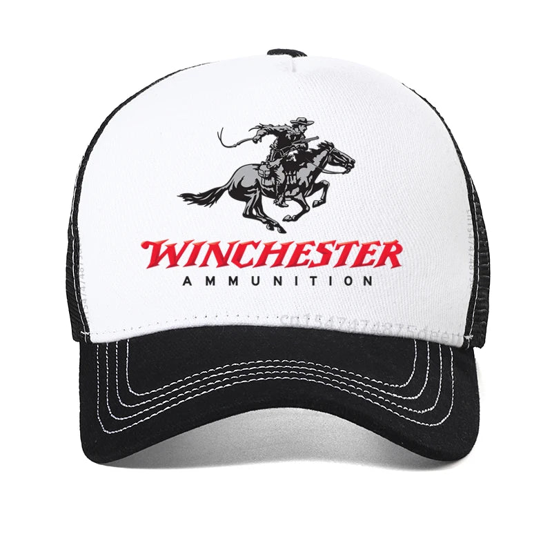 Tactical Winchester Shooting Sports Baseball Cap Fishing Caps Men Outdoor Hunting Jungle Hat Hiking Mesh breathable hats