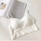 Sexy Women Tops Back Cross Strap Tank Top Push Up Running Sports Bra Breathable Soft Fitness Beauty Solid Color Yoga Bra