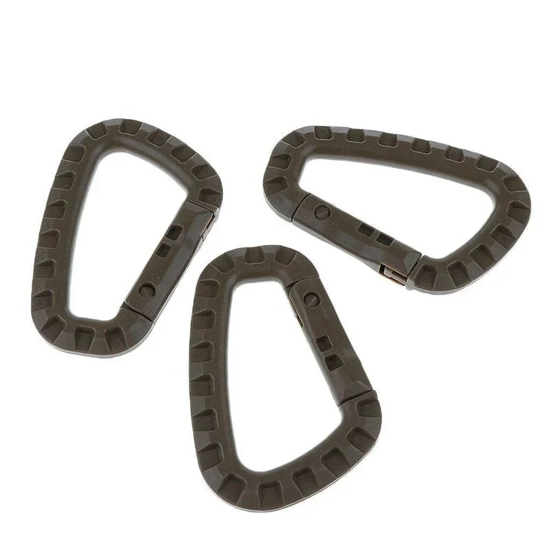 Tactical Carabiner Carabina Karabiner Clip Plastic Cadet Hiking Camping