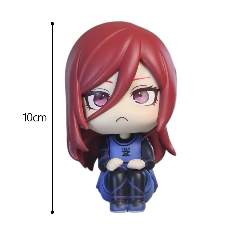 BLUE LOCK Action Figures Isagi Yoichi Bachira Meguru Anime Figure Q Version Figurine Collectible Model Children Toys Doll Gifts