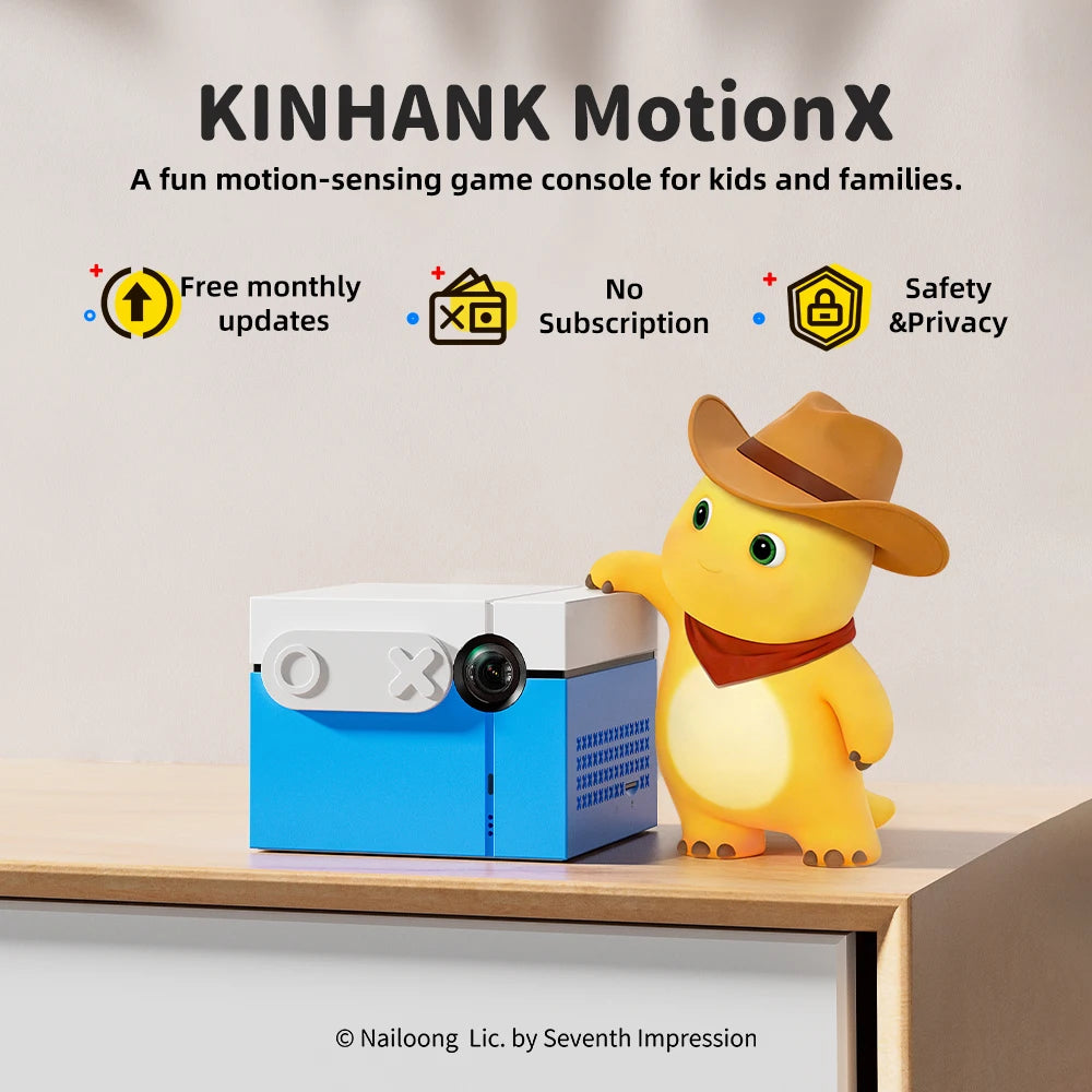 KINHANK MotionX Active Play System for Kids & Families Video Game Console for Ongoing Updates Kids Toy Indoor Physical Activity