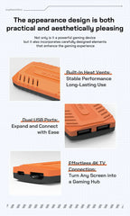 U36 Game Joystick with 50,000+ games pre-installed, 4K HD output, Retro game console, 3D, 40+ emulators, PSP, PS1