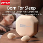 Lenovo Mini Wireless In Ear Sleep MY001 Bluetooth 5.3 Earphones High Definition High Pitch Invisible Noise Reduction Earphones