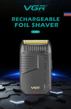 VGR Razor Rechargeable Razor Professional Beard Trimmer Electric Trimmer Reciprocating Shaver Finishing Shaver for Man V-375