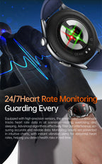 2026 New Smart Watch NFC ECG+PPG Blood oxygen Uric Acid Blood Pressure Sapphire Smartwatch Men For Android iOS Smart watch men