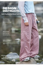 CHRLCK Men's Hiking Cargo Pants Waterproof Outdoor Quick Dry Lightweight Ripstop Women Camping Fishing Climbing Hunting Trousers