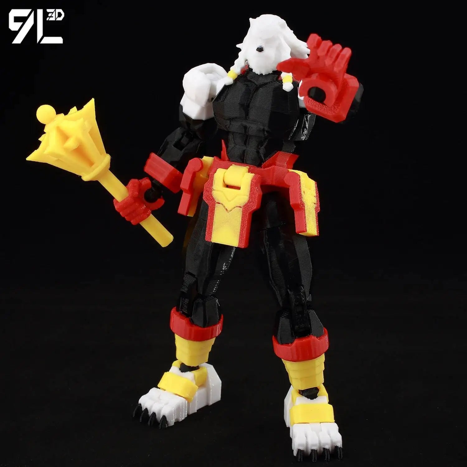 9L3D Lucky 13 Invincible Boy Conquer Omni Action Figure 3D Printed Anime Model Multi-Jointed Poseable Collectible Toy Gift Fan