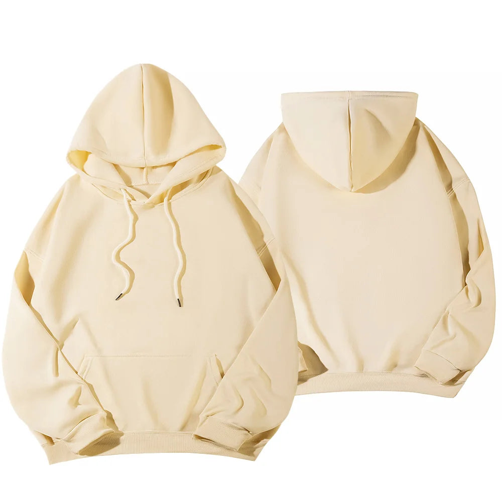 Women's Hoodies Pullover Spring Autumn Casual Hoodie 2026 Sweatshirts Solid Color Hoodies Oversize Black Sweatshirt Women Top