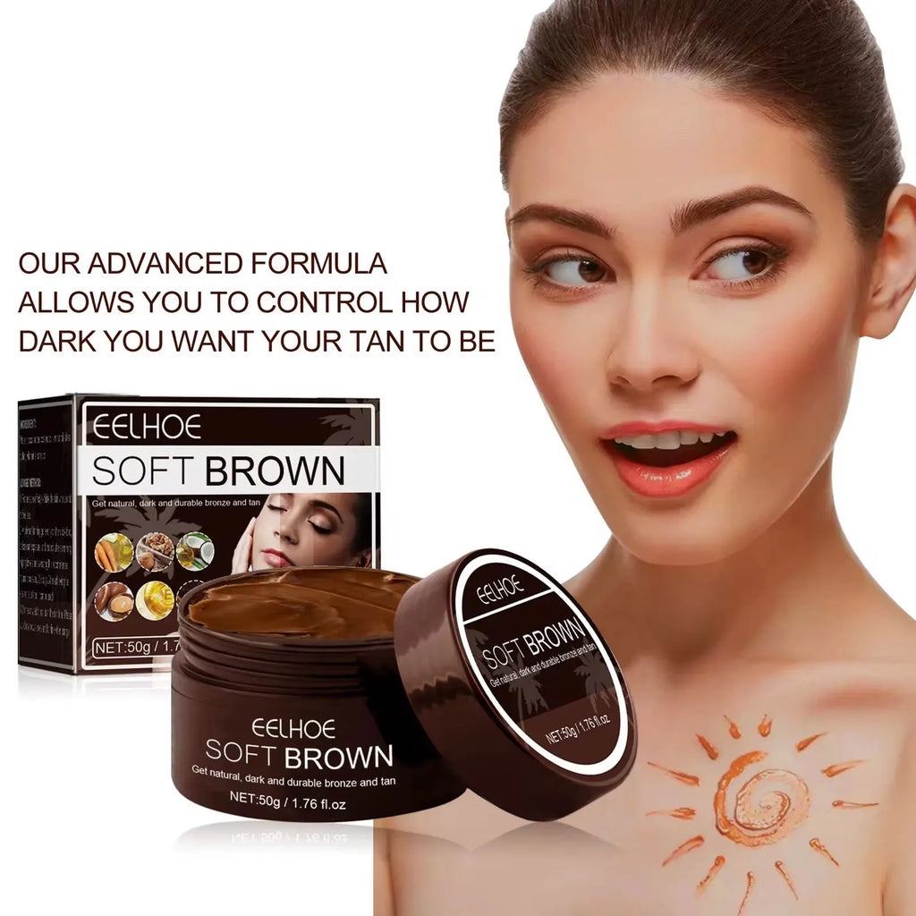 Body Self Tanning Cream Beach Solarium Outdoor Sun Suntan Protection Fast Brown Tanner Face Bronzer Tan Accelerator Cream