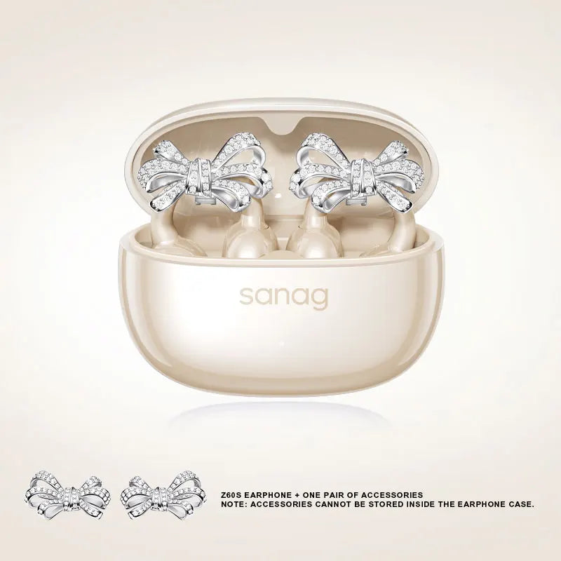 Sanag Z60S Ear Clip on OWS Earphones HiFi Sound Open Ear Earbud Audífonos Bluetooth Wireless Headphones Flash-sale Headsed
