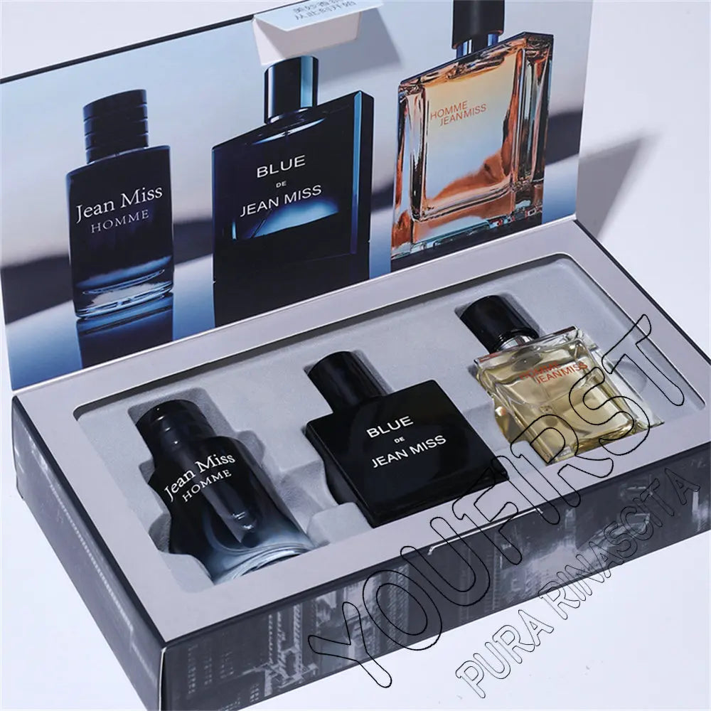 High Quality Men Perfume Hombre 90ml Gift Box 3pcs Set Colognes Scent Fascination Man Perfumes Masculinos Lasting Parfum Heren Main image