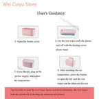 New Baby Wipe Warmer Heater Wet Towel Dispenser Napkin Heating Box Home/Car Use Mini Wipe Warmer Case Disinfecting Wipes