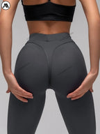 2024 high waist scrunch butt yoga leggings – thick lifting workout tights, sexy black plus size yoga pants for women