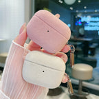 Winter Matte Corduroy Fabric Hook Earphone Case For Apple Airpods 1 2 3 4 Pro 3 2 Wireless Bluetooth Earphone Anti Scratch Cover