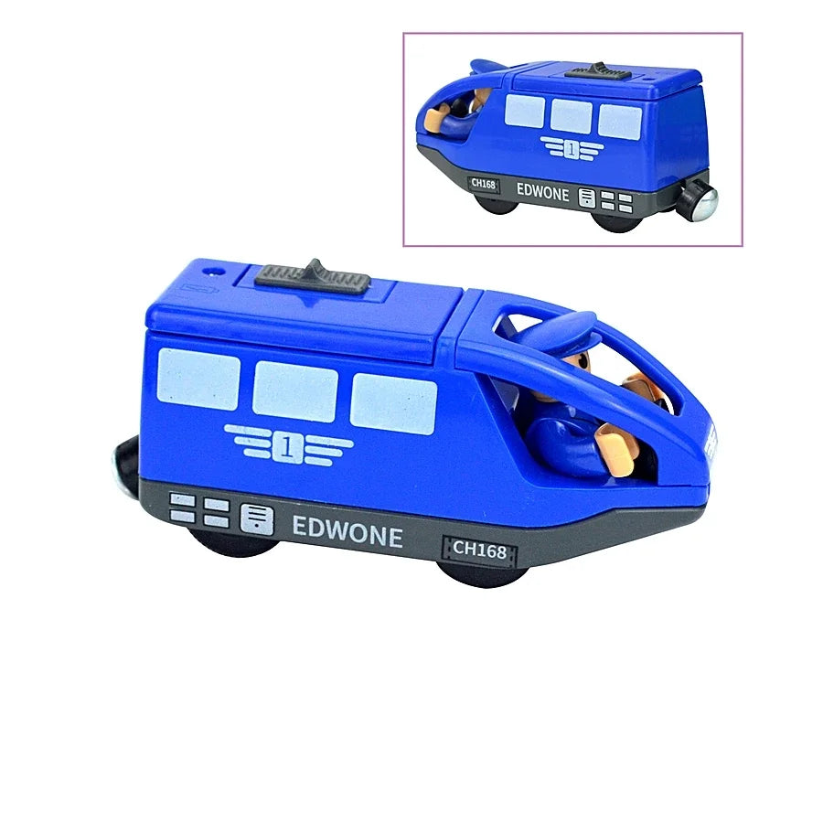 Locomotive Magnetic Car Electric Train Toys Fit All Brand Biro Wooden Diecast Slot Train Track Railway Educational Toys For Kids