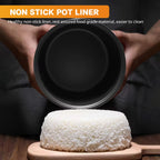 5L Electric Rice Cooker Smart Digital Portable Car Rice Cooker Truck Multi-Cooker Soup Porridge Cooking Food Steamer For Home