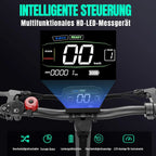TODIMART G2 ABE E Scooter, 48V 13AH, 500W, 40-45KM range, 20km/h, Dual shock absorbers, dual disc brakes, 10-inch off-road tire