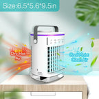 Mobile Home Cooler Fan Mini Multi-use USB Air Cooler Mist Humidifier High Speed Wind