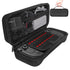 Storage Box for for Steam Deck Oled Console with Handle Carry Case Shockproof Hard EVA Zip Pouch Net Pocket for Cable Charger