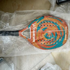 Newest High Quality Beach Tennis Racket Carbon Fiber Beach Tennis Racket Soft EVA Surface Tennis Racquet with Bag Lightweight