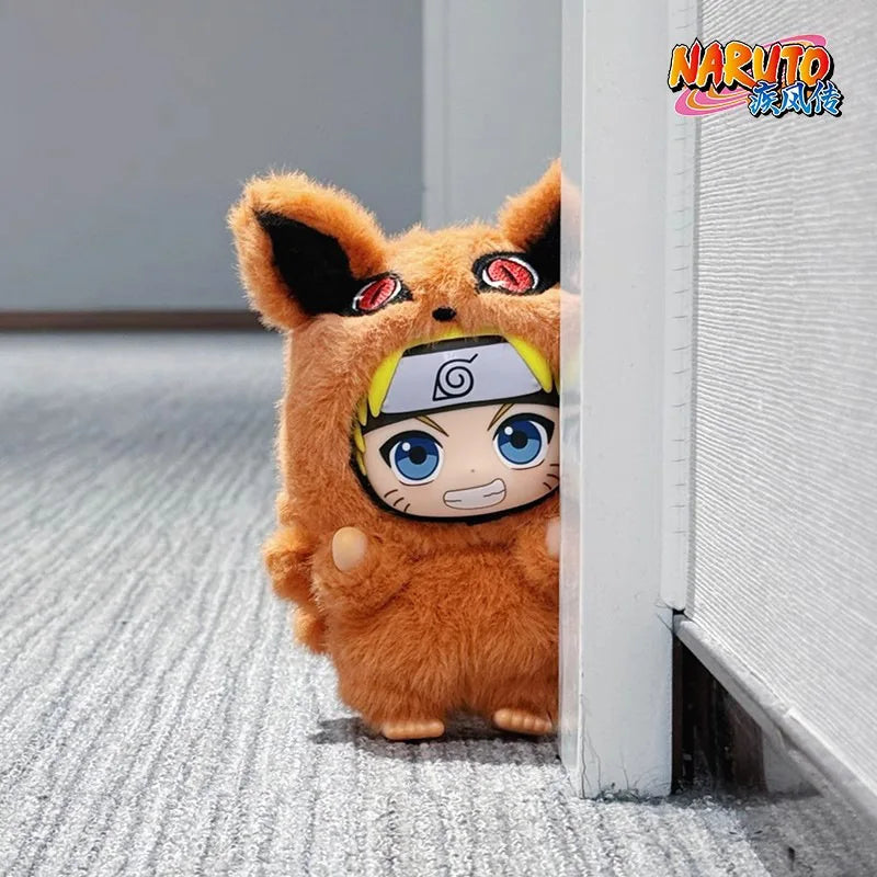 EAKI Naruto Blind box Shippuden Naruto Uzumak Sasuke Kakashi Party Series Stuffed Doll Handmade Ornament Toy Collection Gift