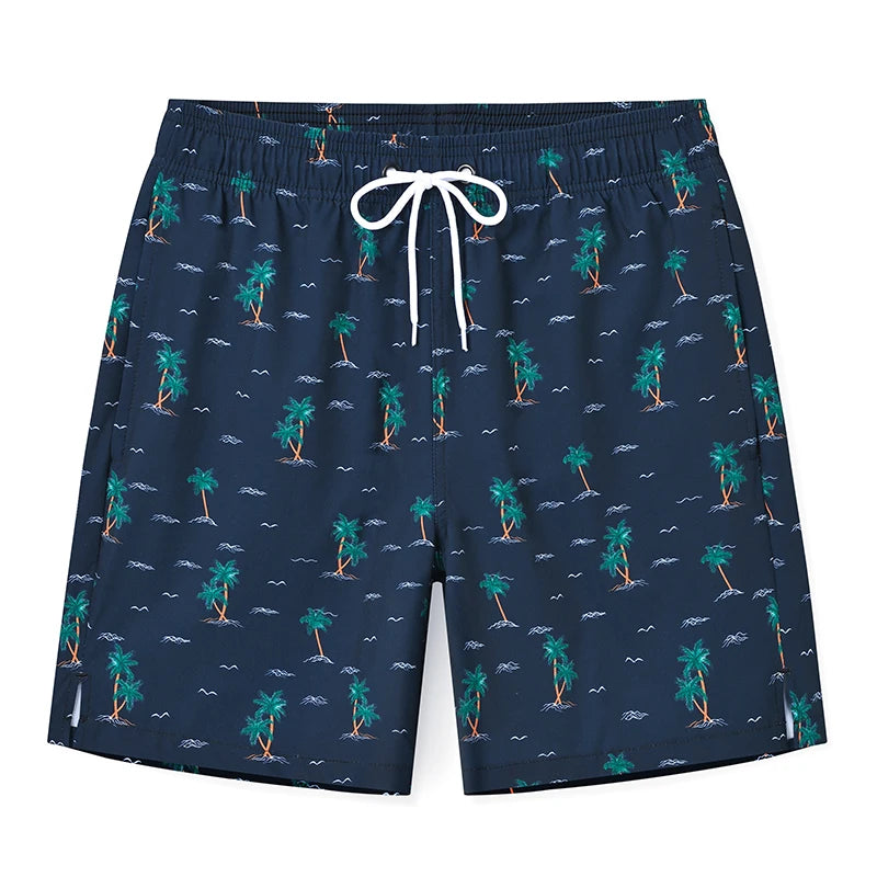 ESCATCH Summer 2026 New Fashion Polyester Swimming Shorts Men Gym Board Quickly Dry Elastic Waist Traje De Baño Beach Pants