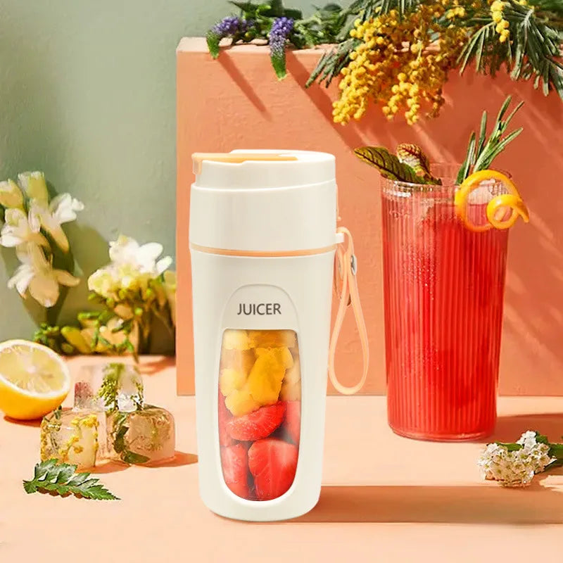 Portable Juicer Mini Electric Blender Multifunction Juice Maker Machine Fruit Mixers Extractors Smoothies Mixer 8 Blades 3000mAh Main image